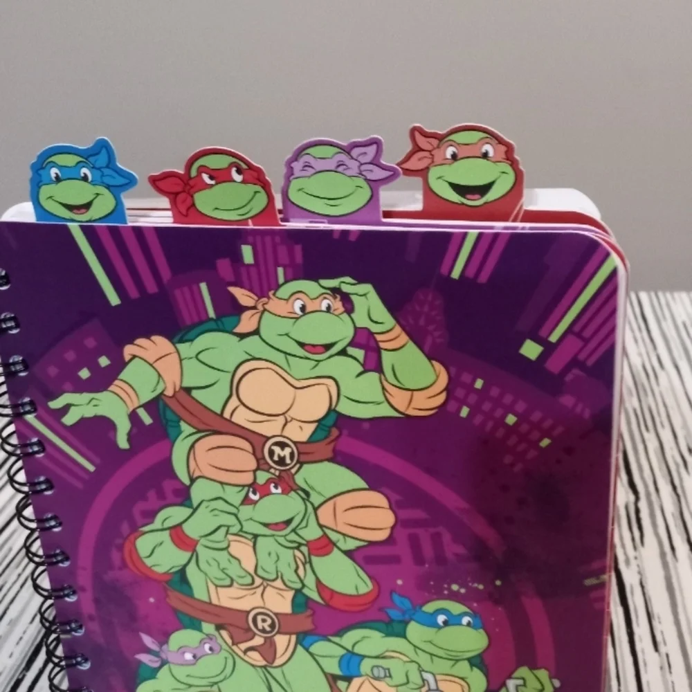 Teenage Mutant Ninja Turtles Spiral Tab Journal